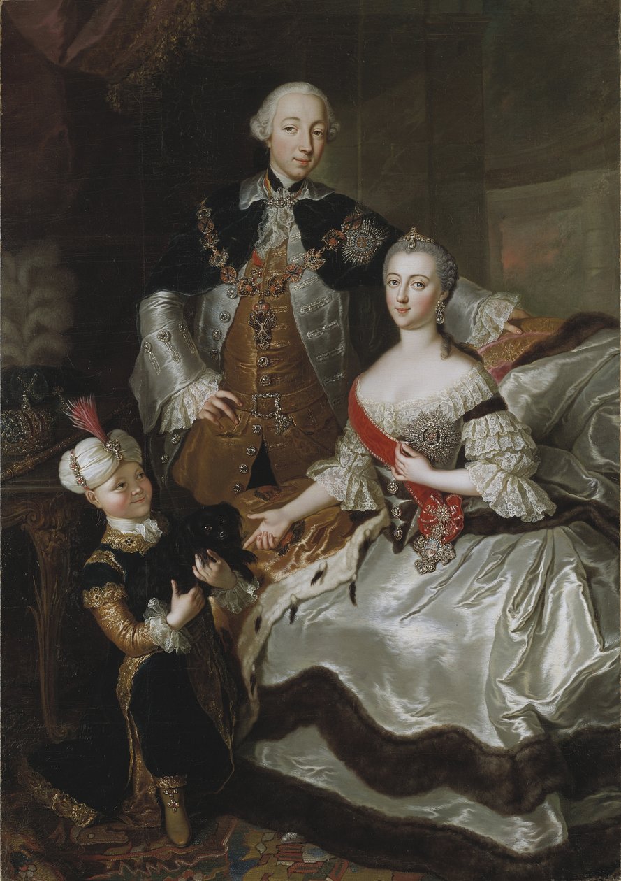 Peter III Fiodorovitch, Rusya İmparatoru ve Catherine Alexeivna (Catherine II) - Büyük Dük Pyotr Fyodorovitch ve Büyük Düşes Catherine Alekseyevna