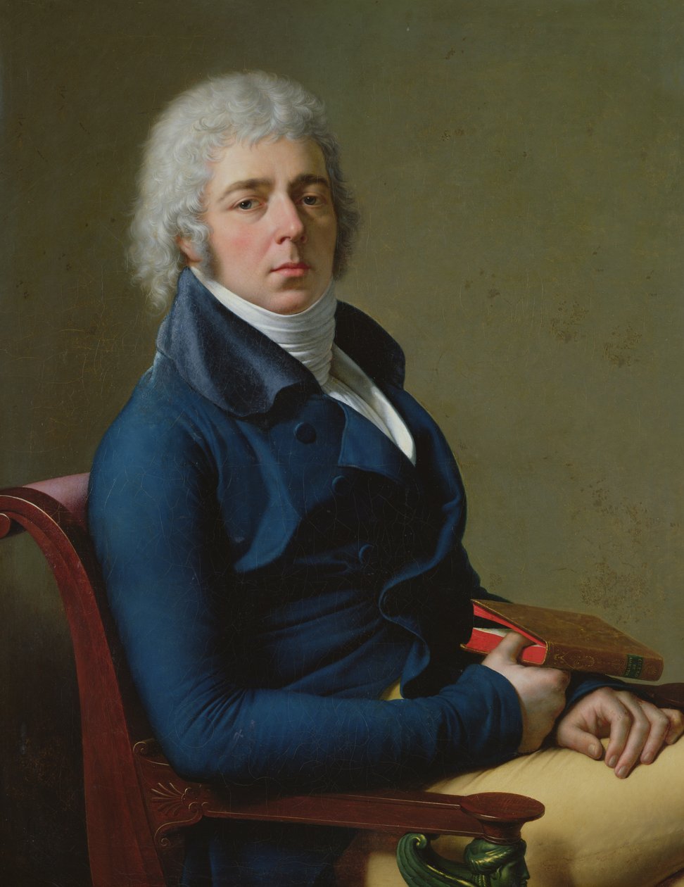 Vatandaş Bourgeon Portresi (b.1757) 1800 by Anne Louis Girodet de Roucy Trioson