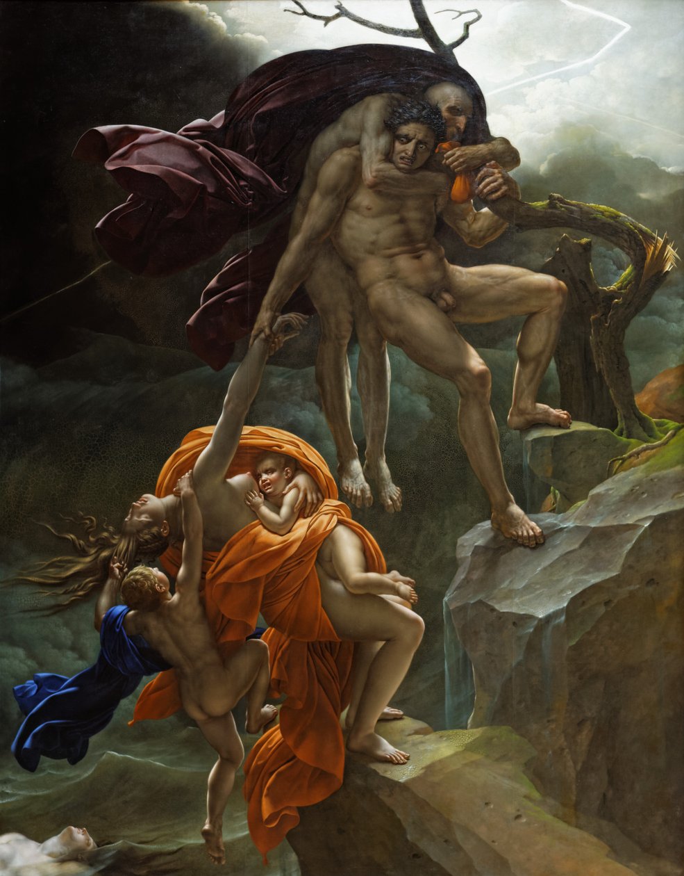 Tufan Sahnesi by Anne Louis Girodet de Roussy Trioson