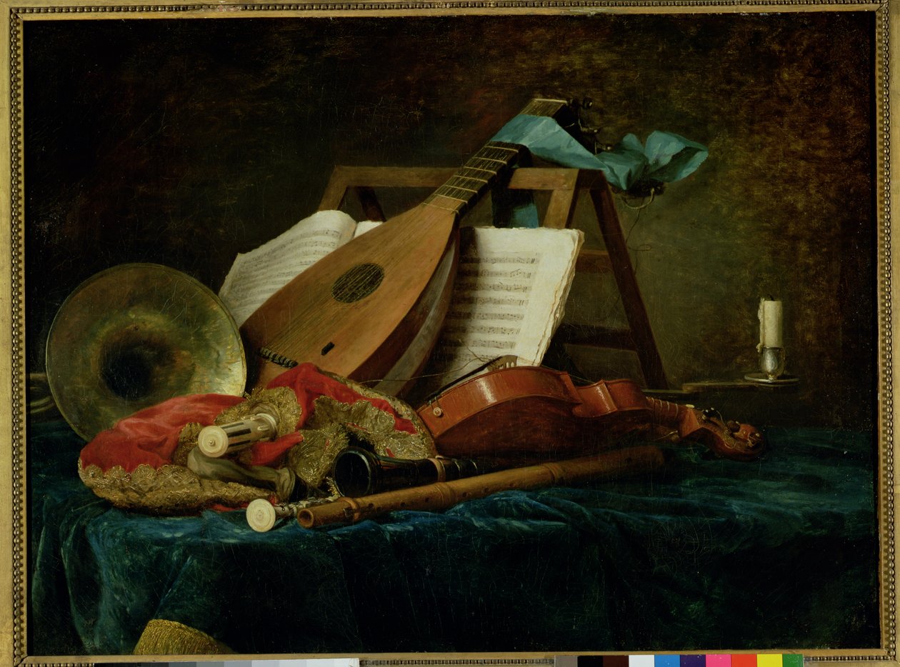 Müziğin Nitelikleri, 1770 by Anne Vallayer Coster