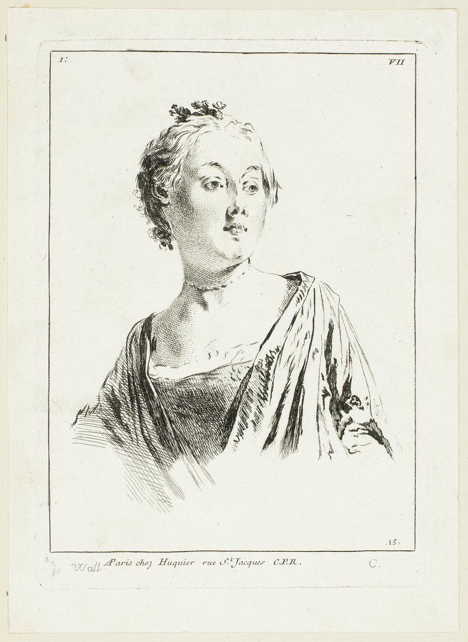 Kadın Başı by Anne Claude Philippe Caylus