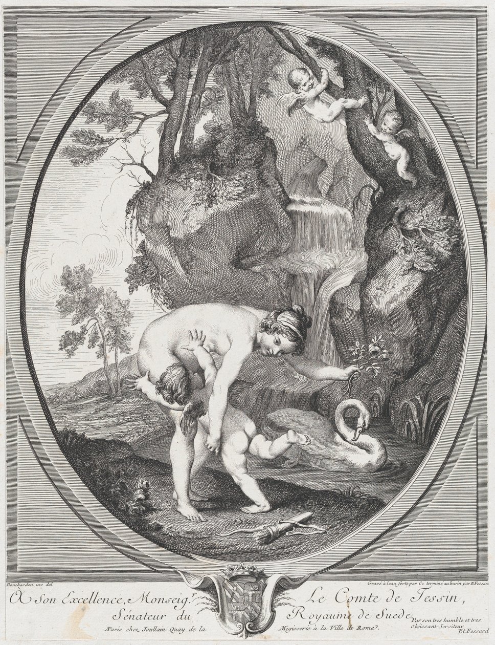 Venüs Yakalayan Aşk veya Venüs Kırbaçlayan Aşk, ca. 1741. Yaratıcılar: Caylus, Anne-Claude-Philippe de, Etienne Fessard. by Anne Claude Philippe de Caylus, Etienne Fessard