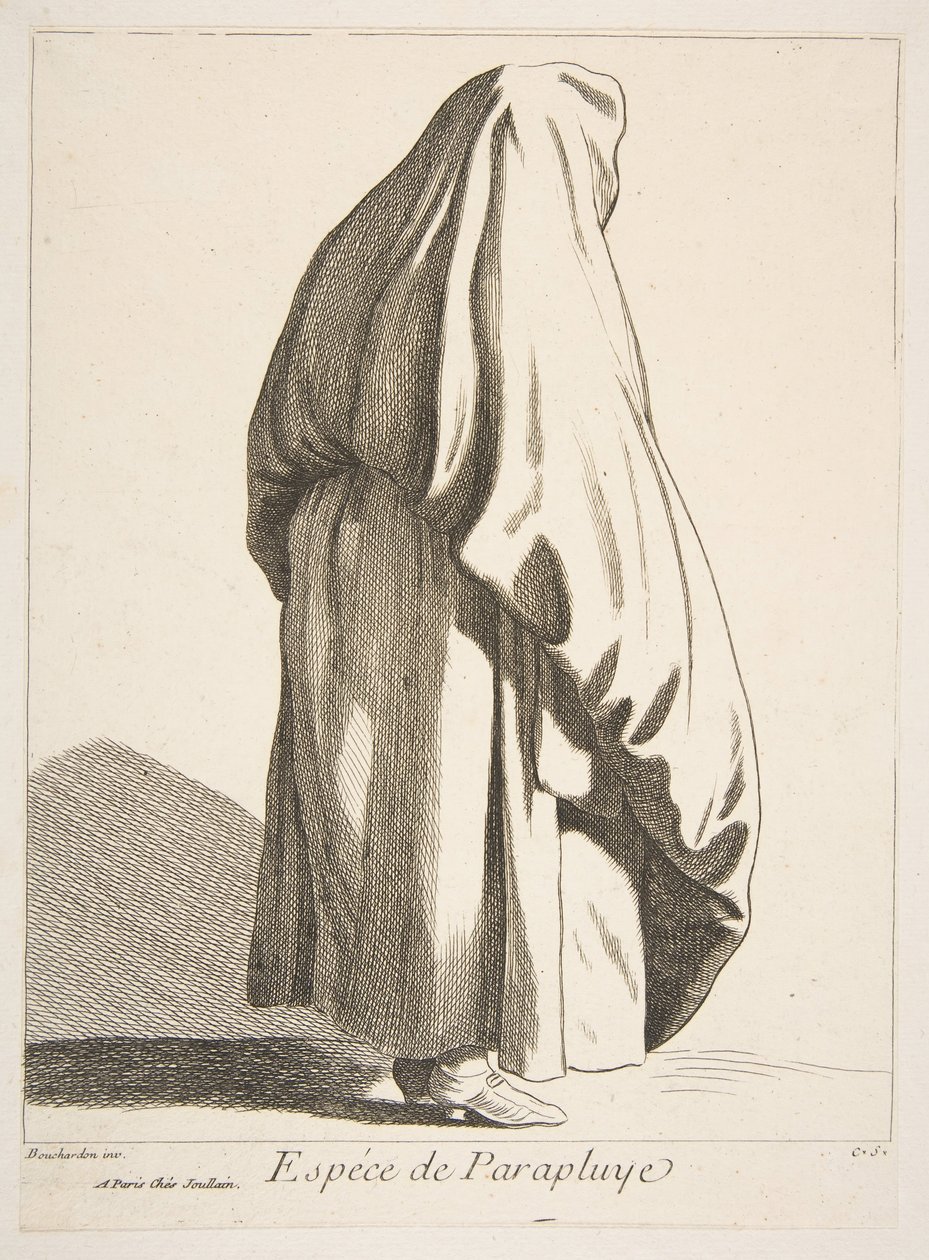 Bir Tür Şemsiye, 1746. by Anne Claude Philippe de Caylus
