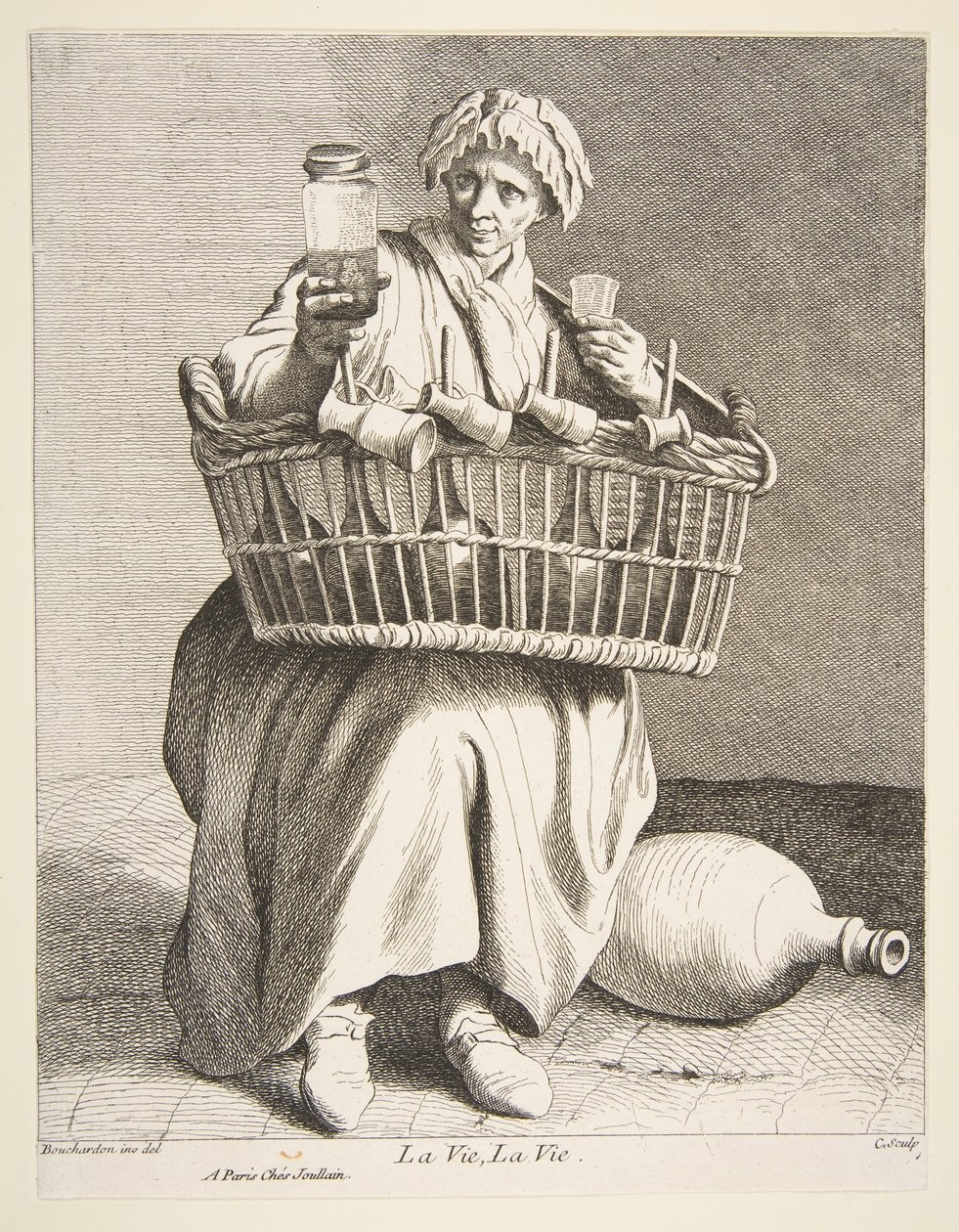 Brendi Satıcısı, 1737. by Anne Claude Philippe de Caylus
