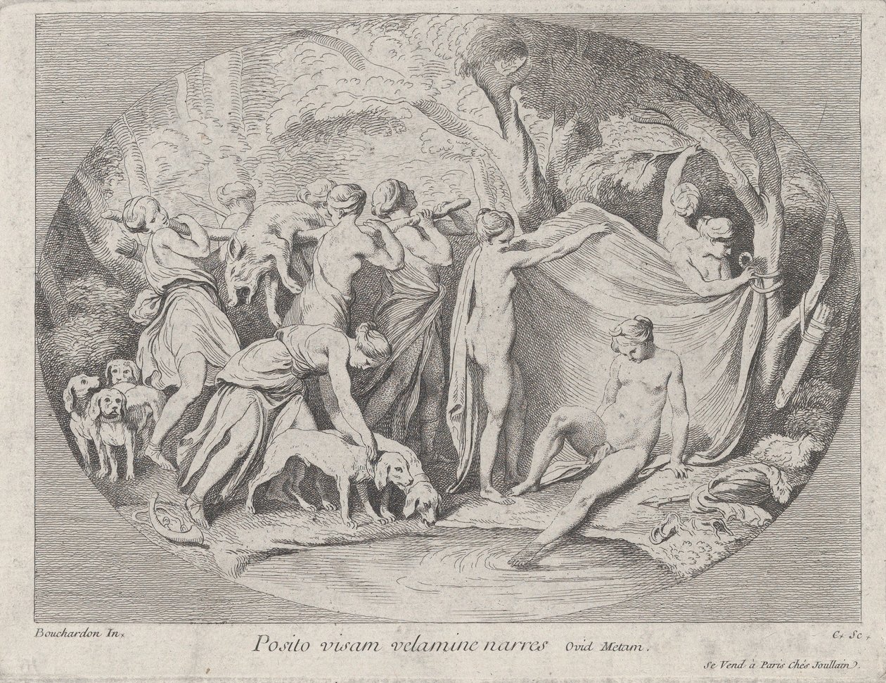 Avdan Döndükten Sonra Banyoda Diana, ca. 1730-60. by Anne Claude Philippe de Caylus