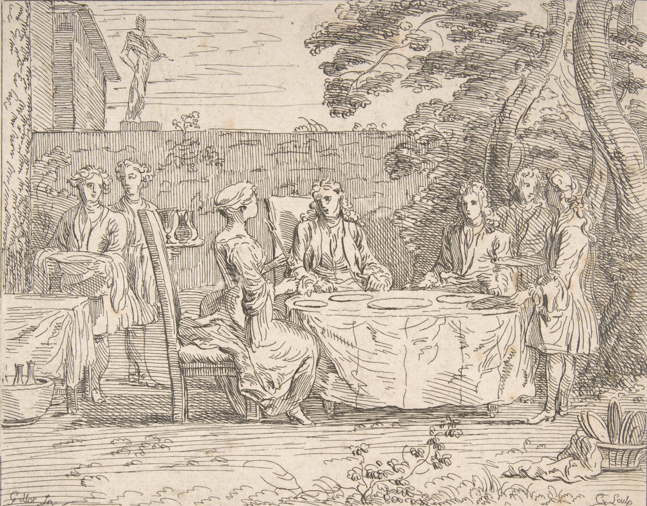 Seçkin Yemek, ca.1725-1765. by Anne Claude Philippe de Caylus