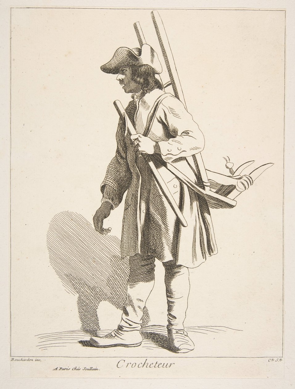 Donanım Satıcısı, 1746. by Anne Claude Philippe de Caylus