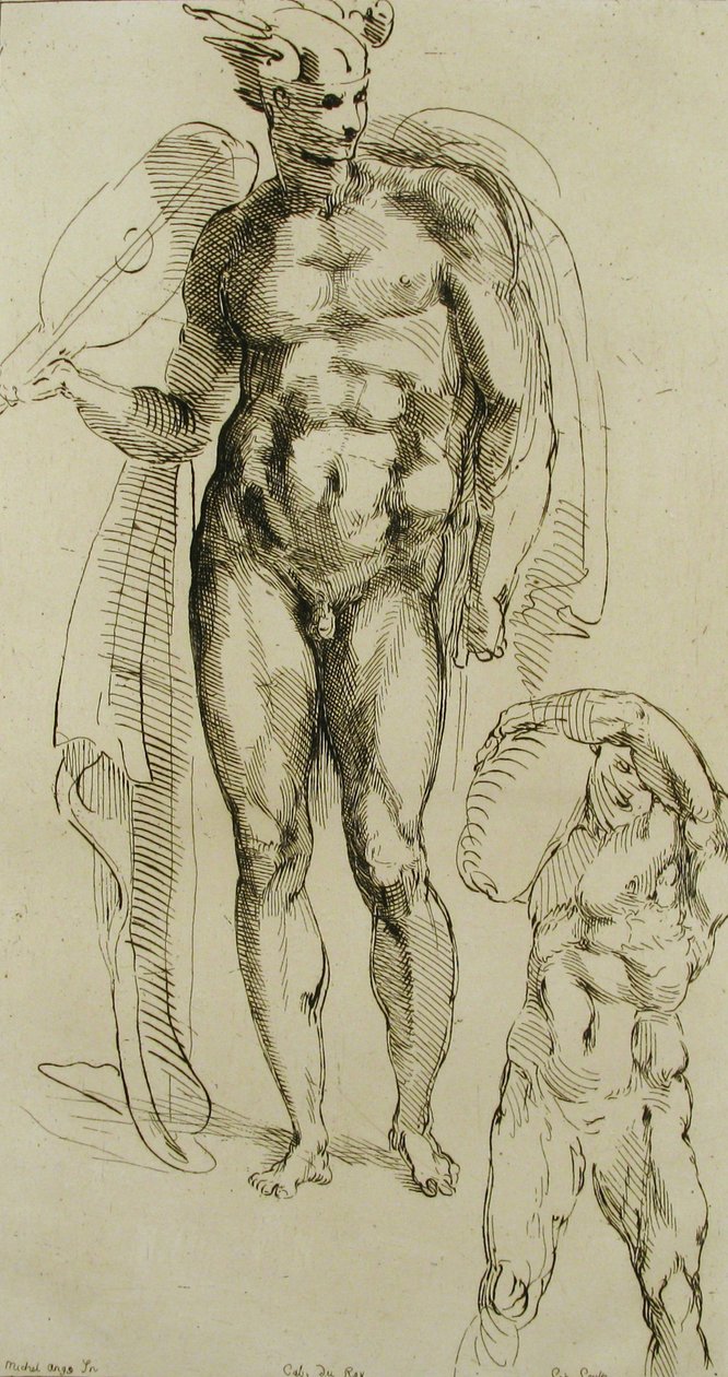 Merkür, 18. yüzyılın ortalarında. by Anne Claude Philippe de Caylus