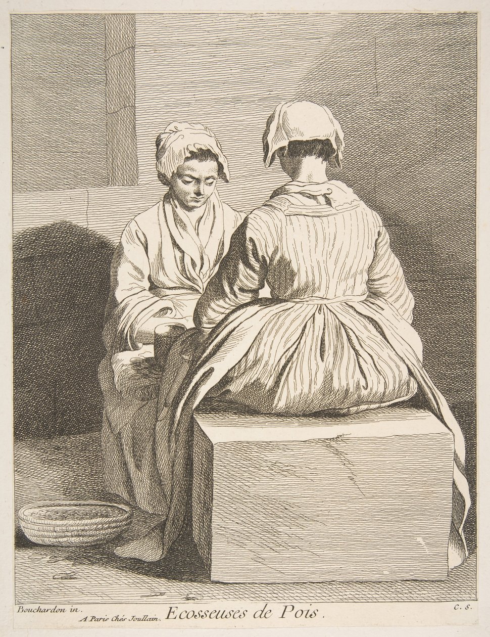 Bezelye Kabukları, 1737. by Anne Claude Philippe de Caylus