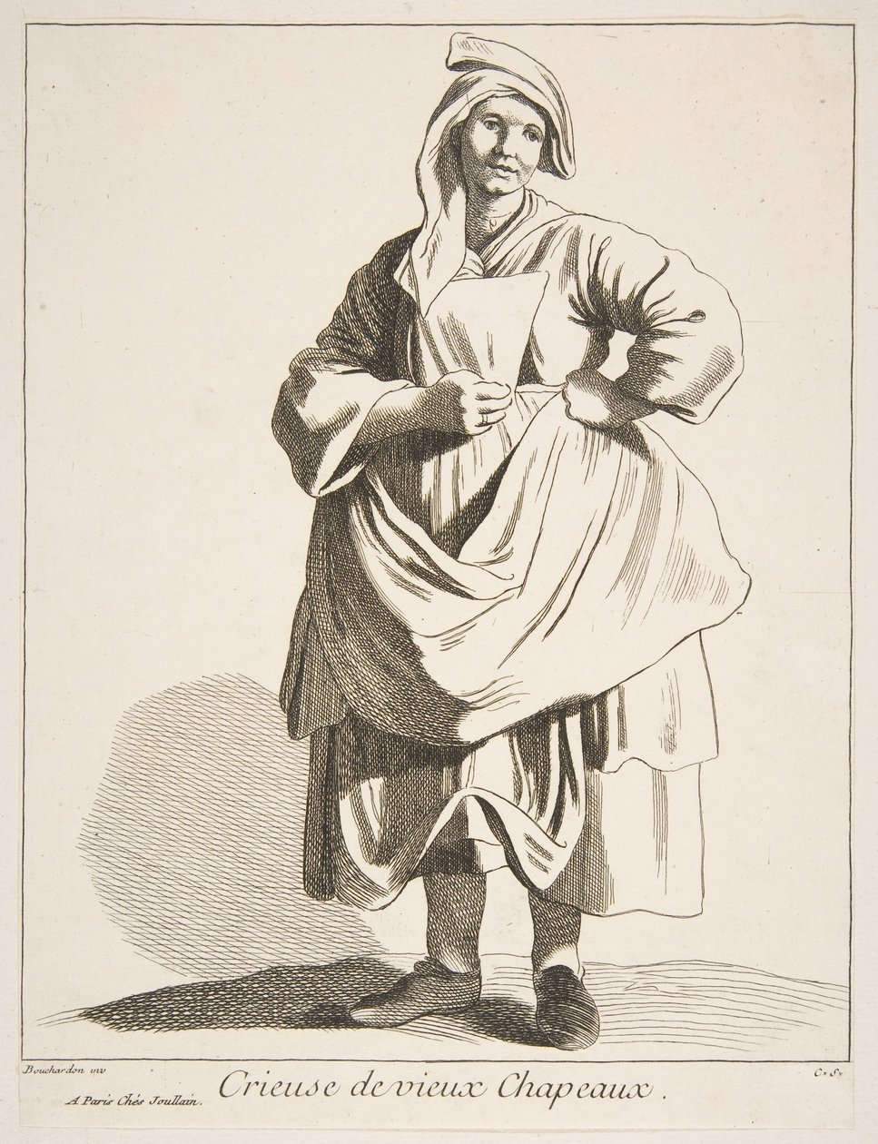 Eski Şapka Satıcısı, 1742. by Anne Claude Philippe de Caylus
