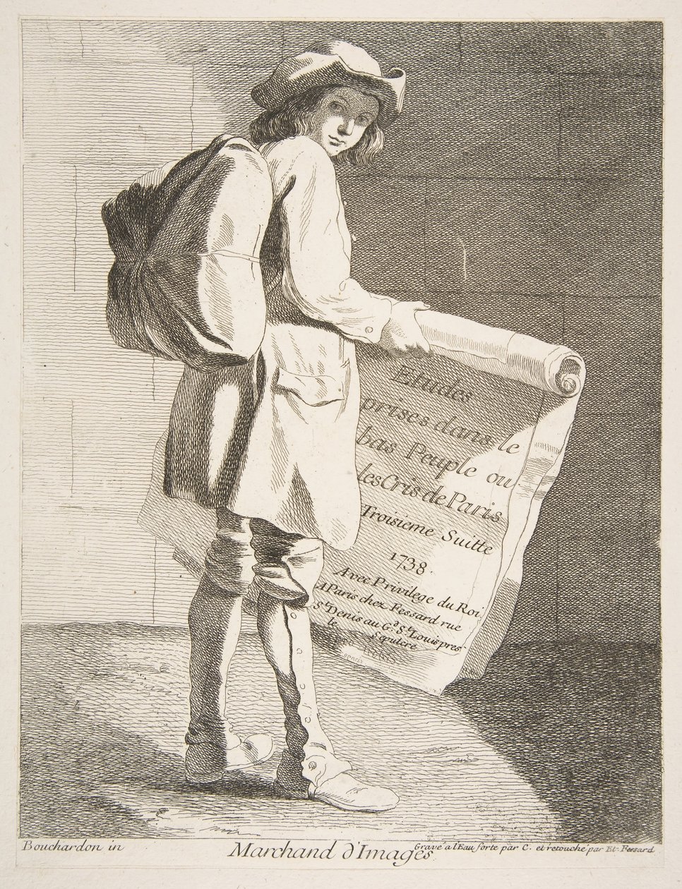 Resim Satıcısı, 1738. by Anne Claude Philippe de Caylus