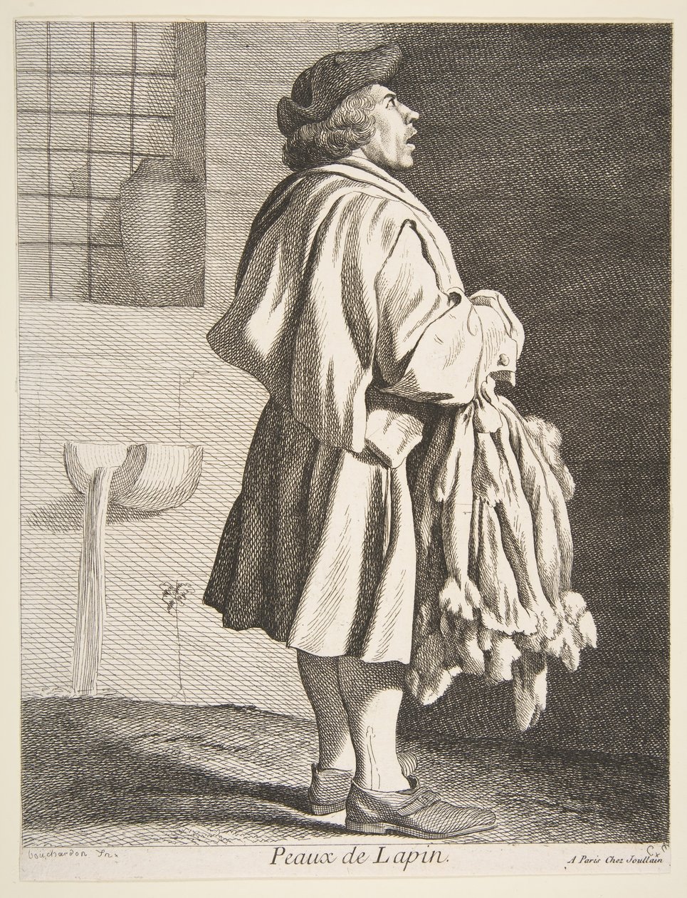 Tavşan Postu Satıcısı, 1737. by Anne Claude Philippe de Caylus