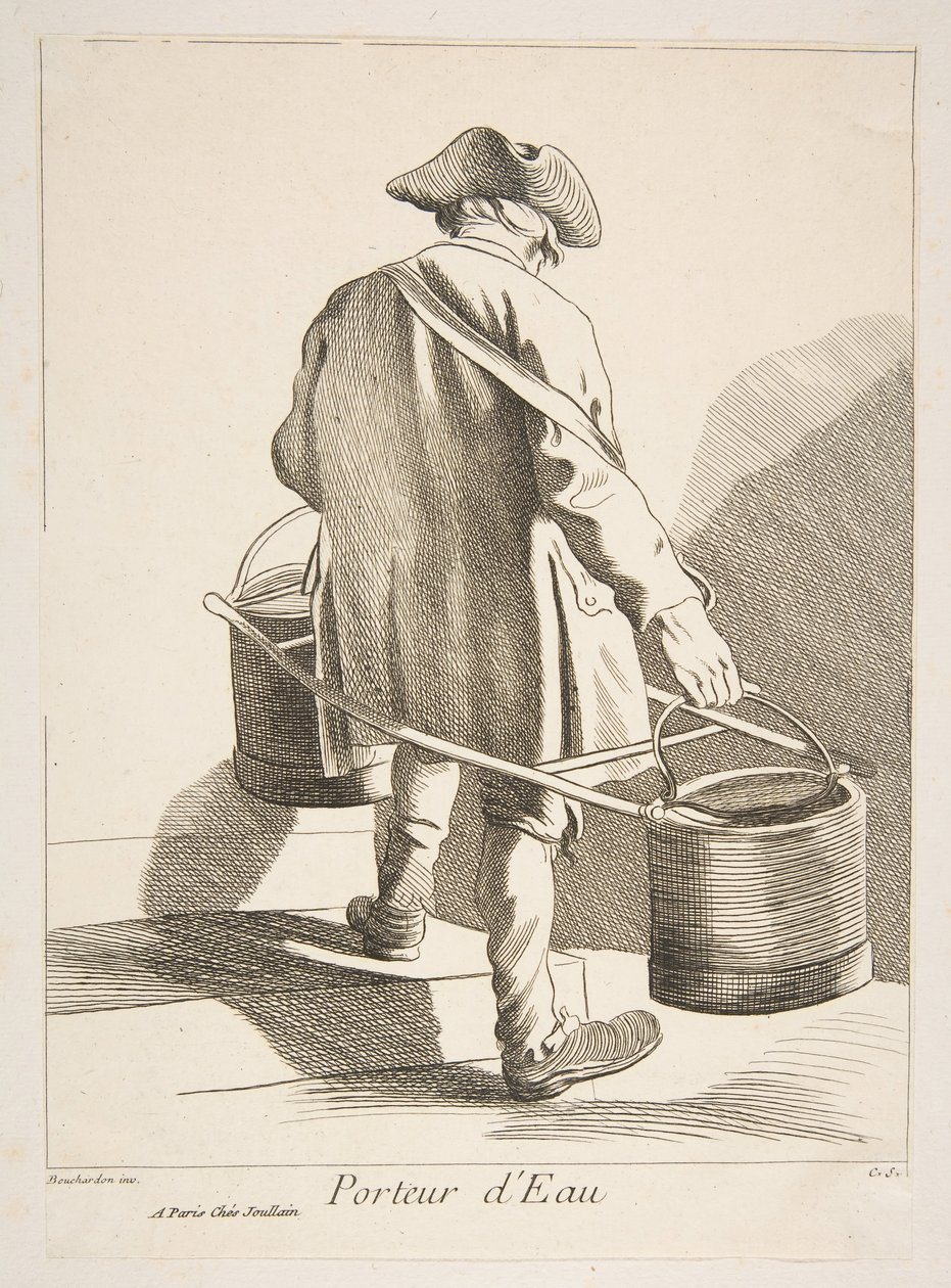 Su Taşıyıcı, 1742. by Anne Claude Philippe de Caylus