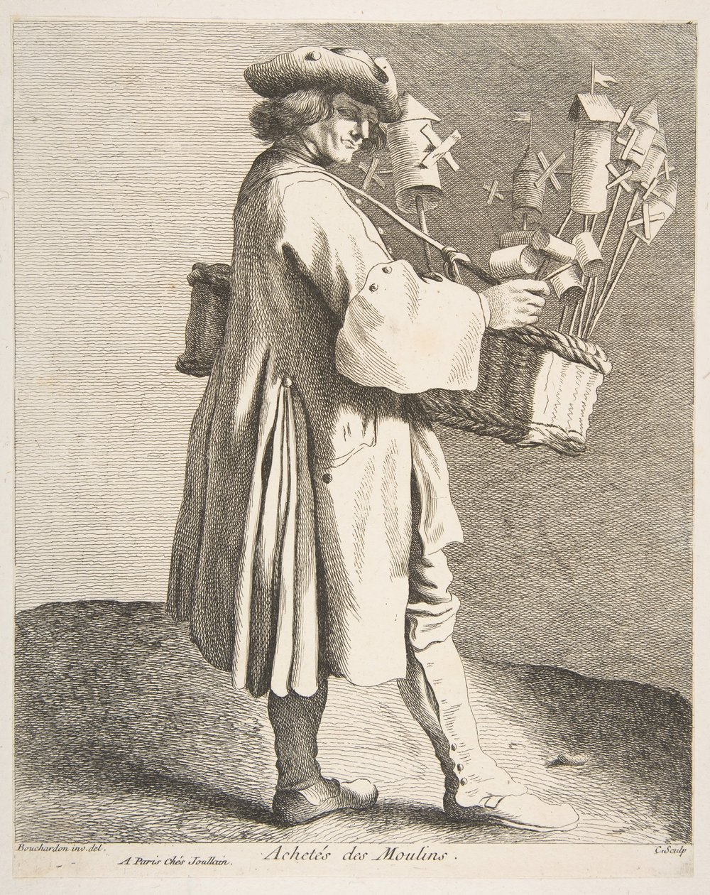 Seyyar satıcı, 1742. by Anne Claude Philippe de Caylus