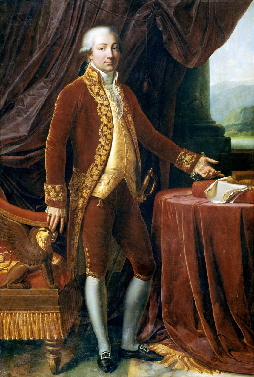 Charles Bonaparte'ın Portresi by Anne Louis Girodet de Roucy Trioson