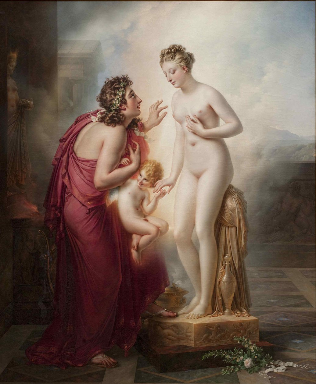 Pygmalion ve Galatea, 1819