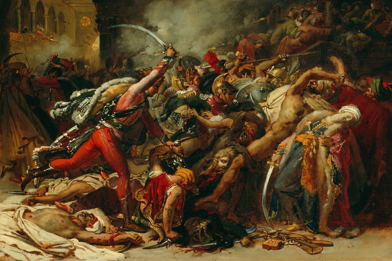 Kahire İsyanı için Taslak by Anne Louis Girodet de Roussy Trioson