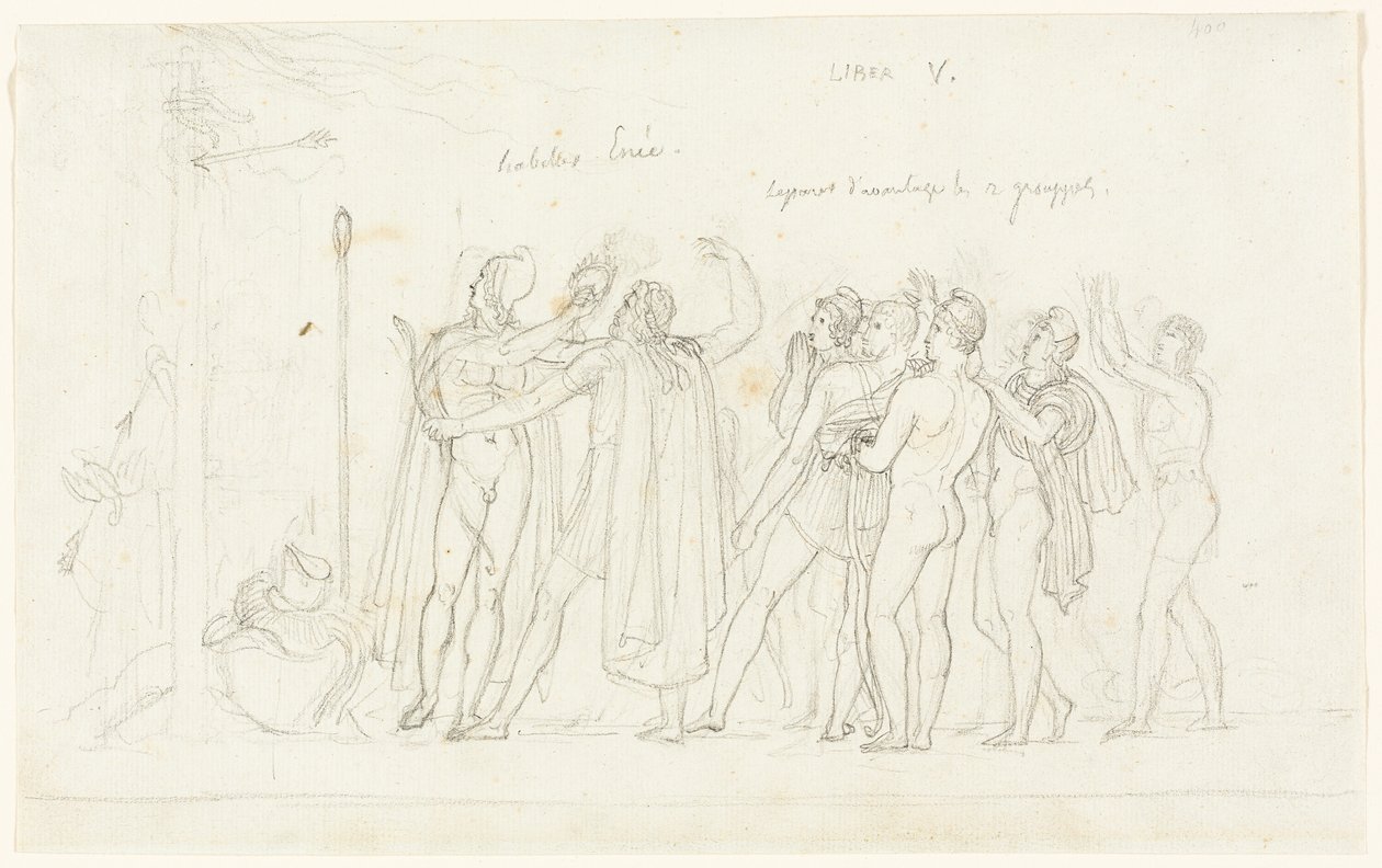 Aeneid'den Okçuluk Maçı, Kitap V by Anne Louis Girodet de Roussy Trioson