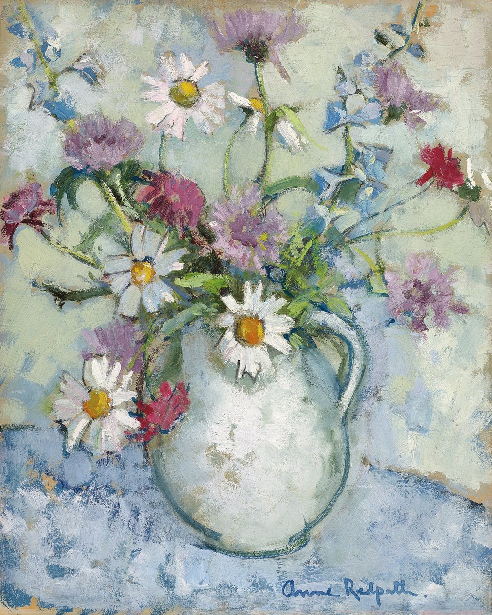 Sürahide Yaz Çiçekleri by Anne Redpath