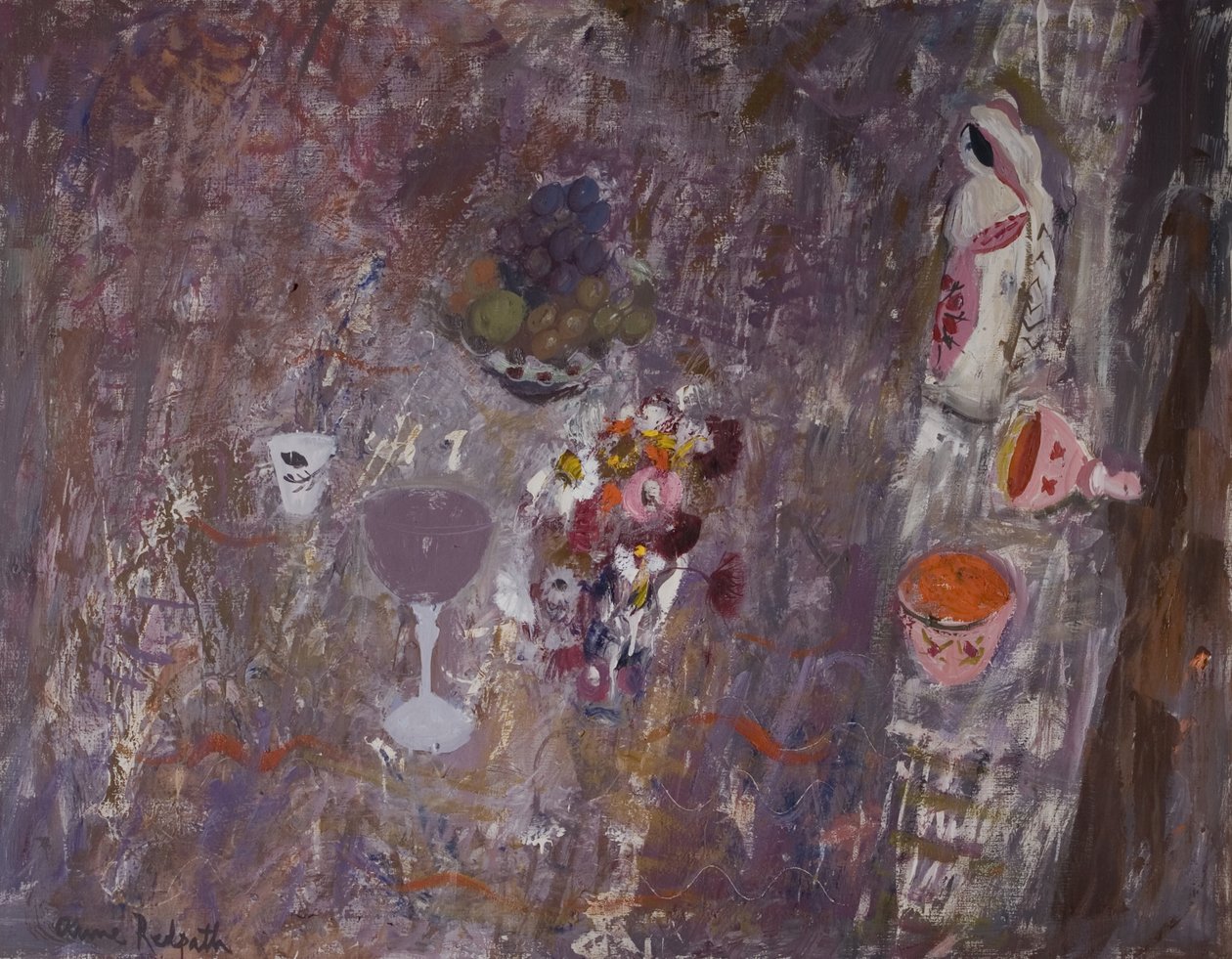 The Mexican Figure, 1962 dolayları (tuval üzerine yağlıboya) by Anne Redpath