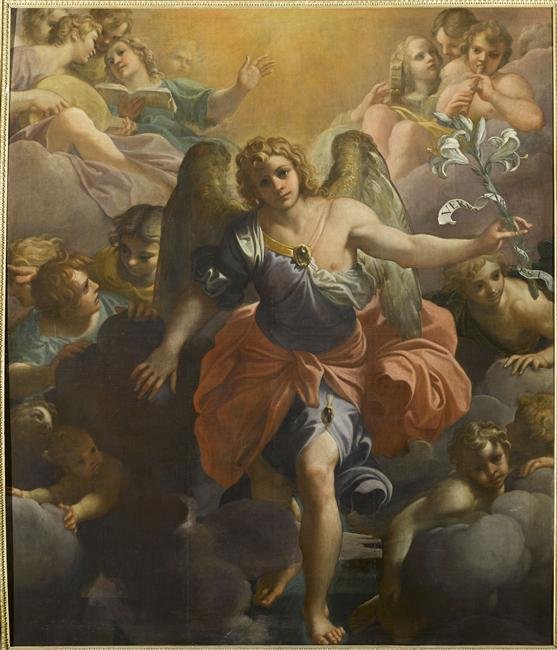 Başmelek Cebrail by Annibale Carracci