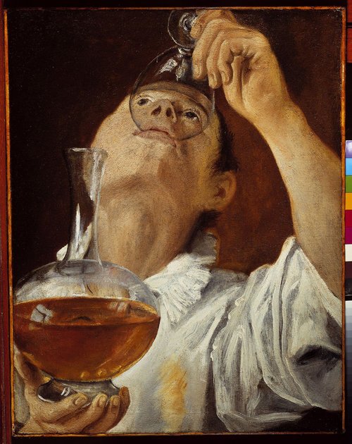 çocuk, içme by Annibale Carracci