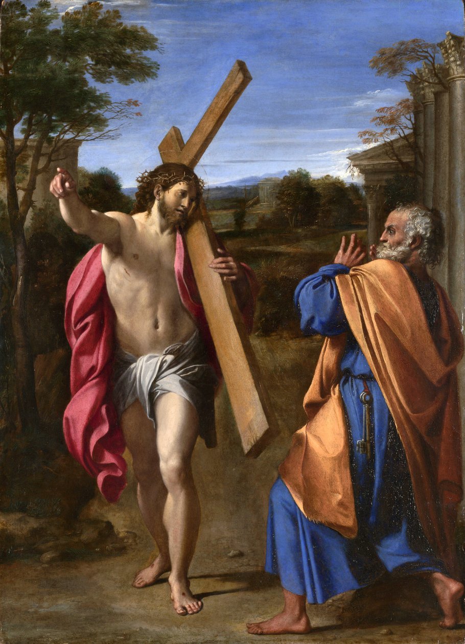 Domine, quo vadis?  by Annibale Carracci