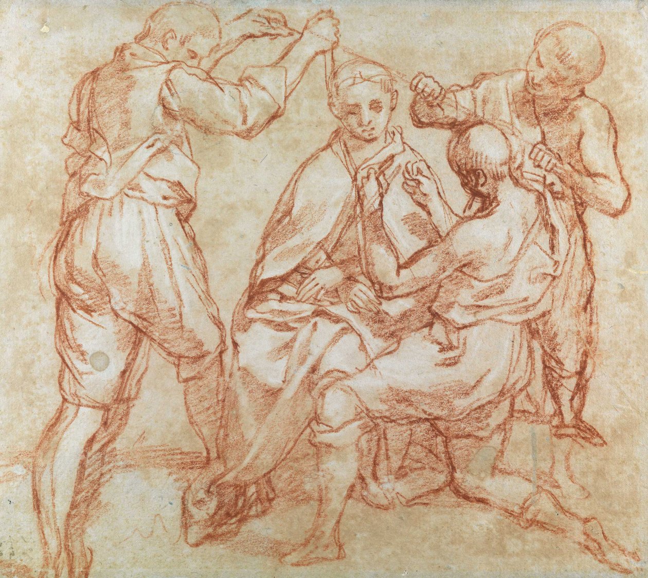 Erkek figürleri by Annibale Carracci