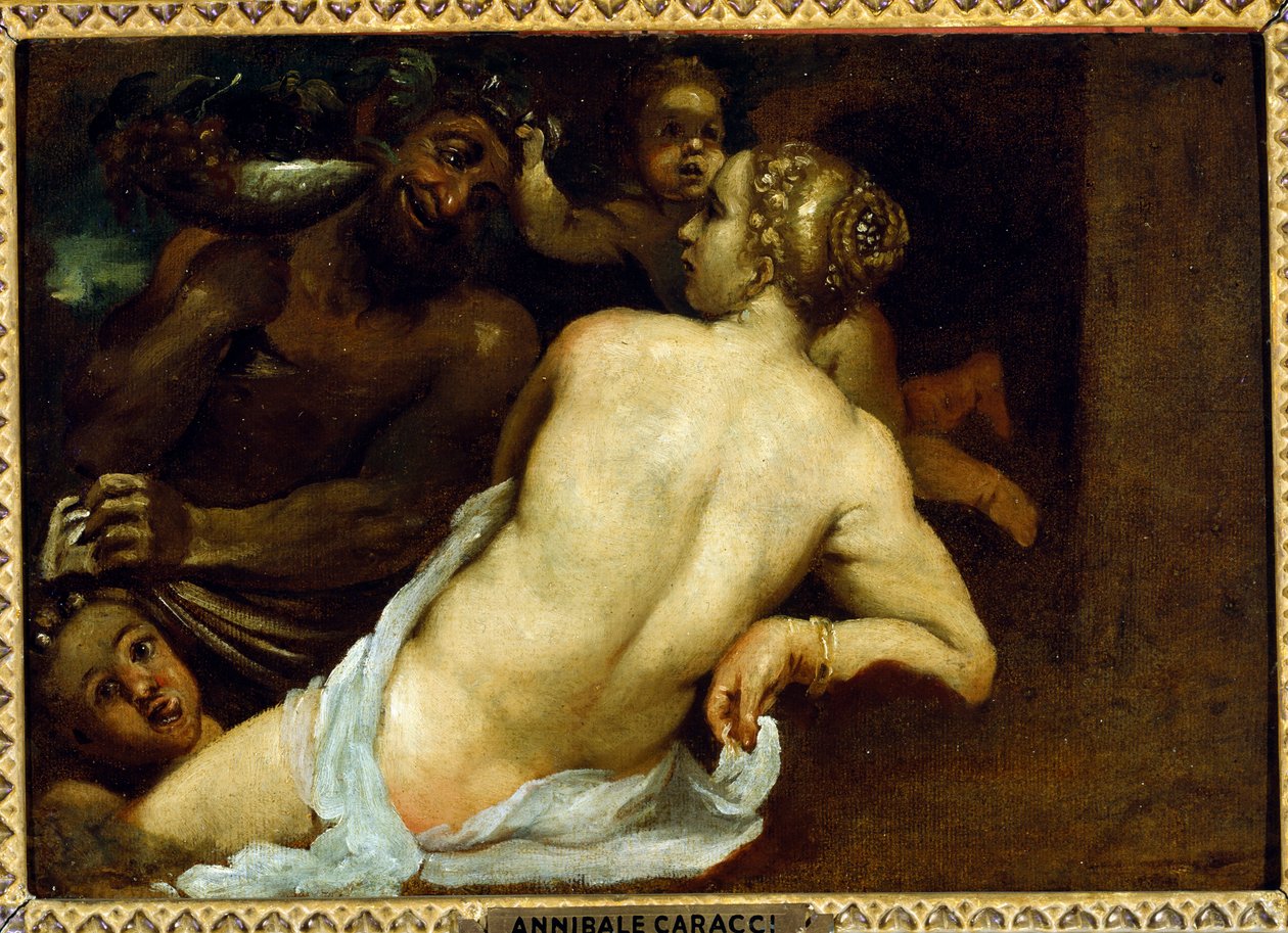 su perisi ve satir by Annibale Carracci