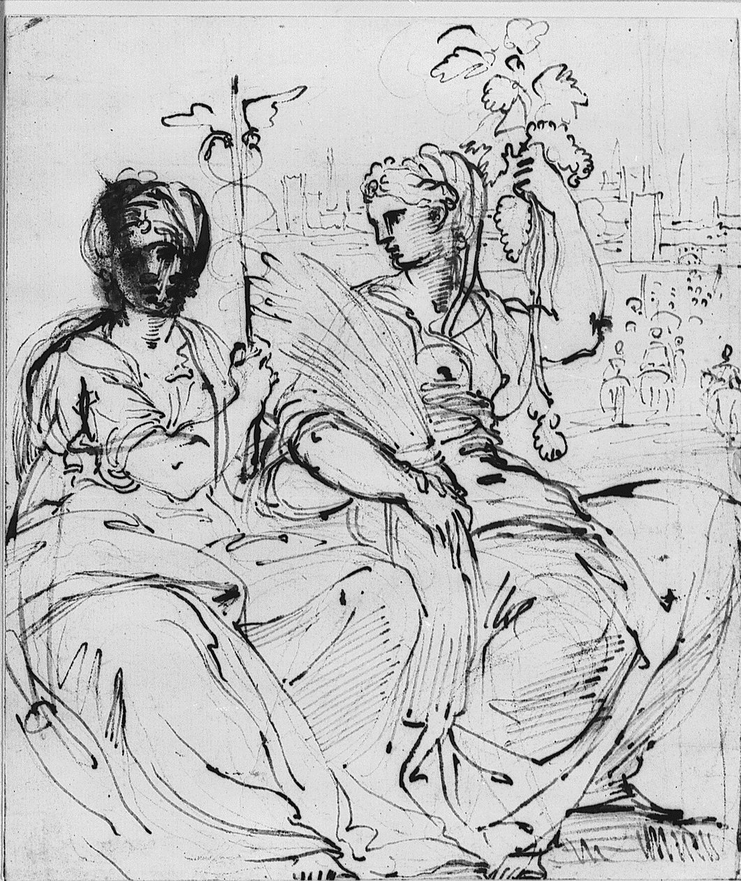 bolluk ve mutluluk by Annibale Carracci