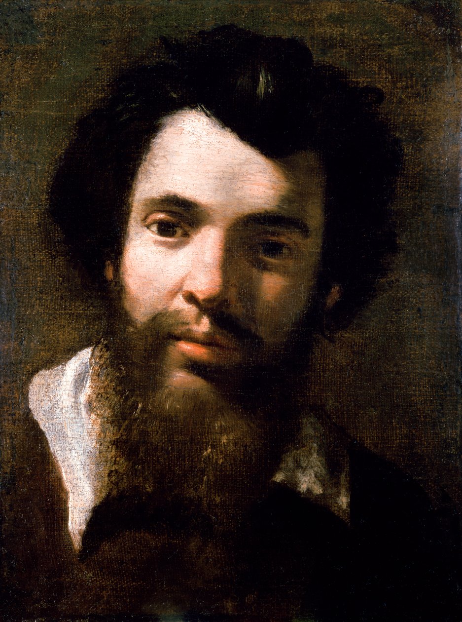 Portrait of Agostino Carracci, brother of the artist by Annibale Carracci