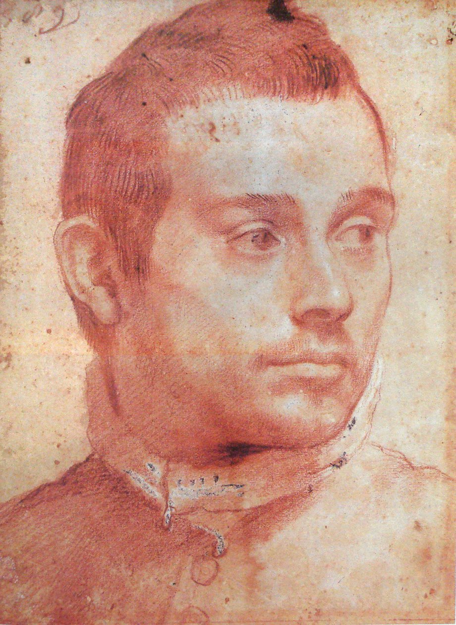 adam portresi by Annibale Carracci