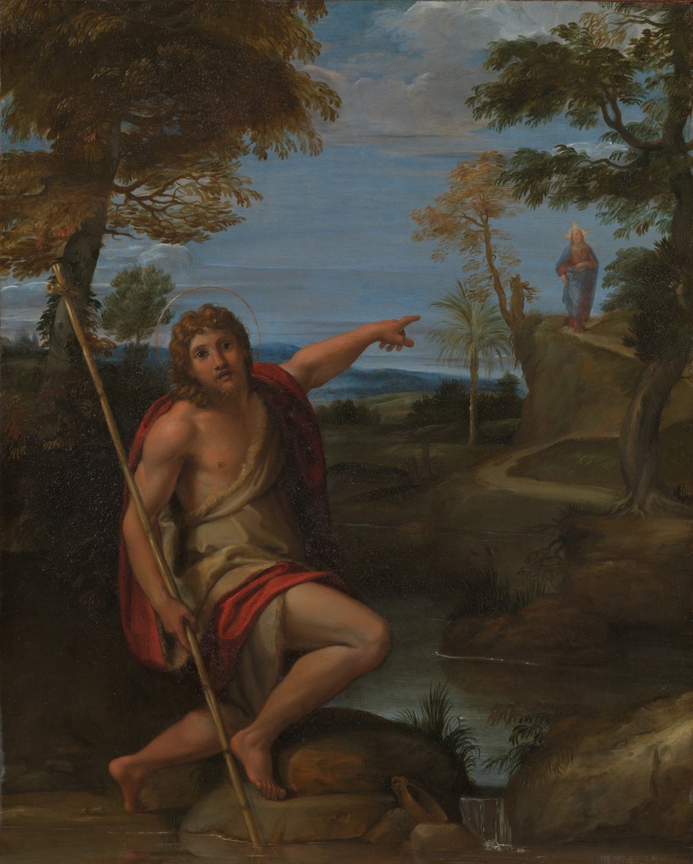 Vaftizci Yahya tanıkları taşıyor by Annibale Carracci