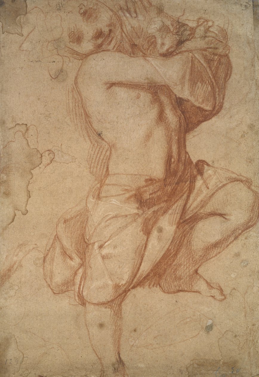 yarı çıplak çocuk by Annibale Carracci