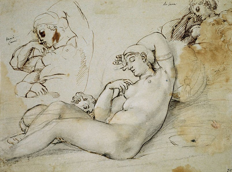 Uyuyan Venüs by Annibale Carracci