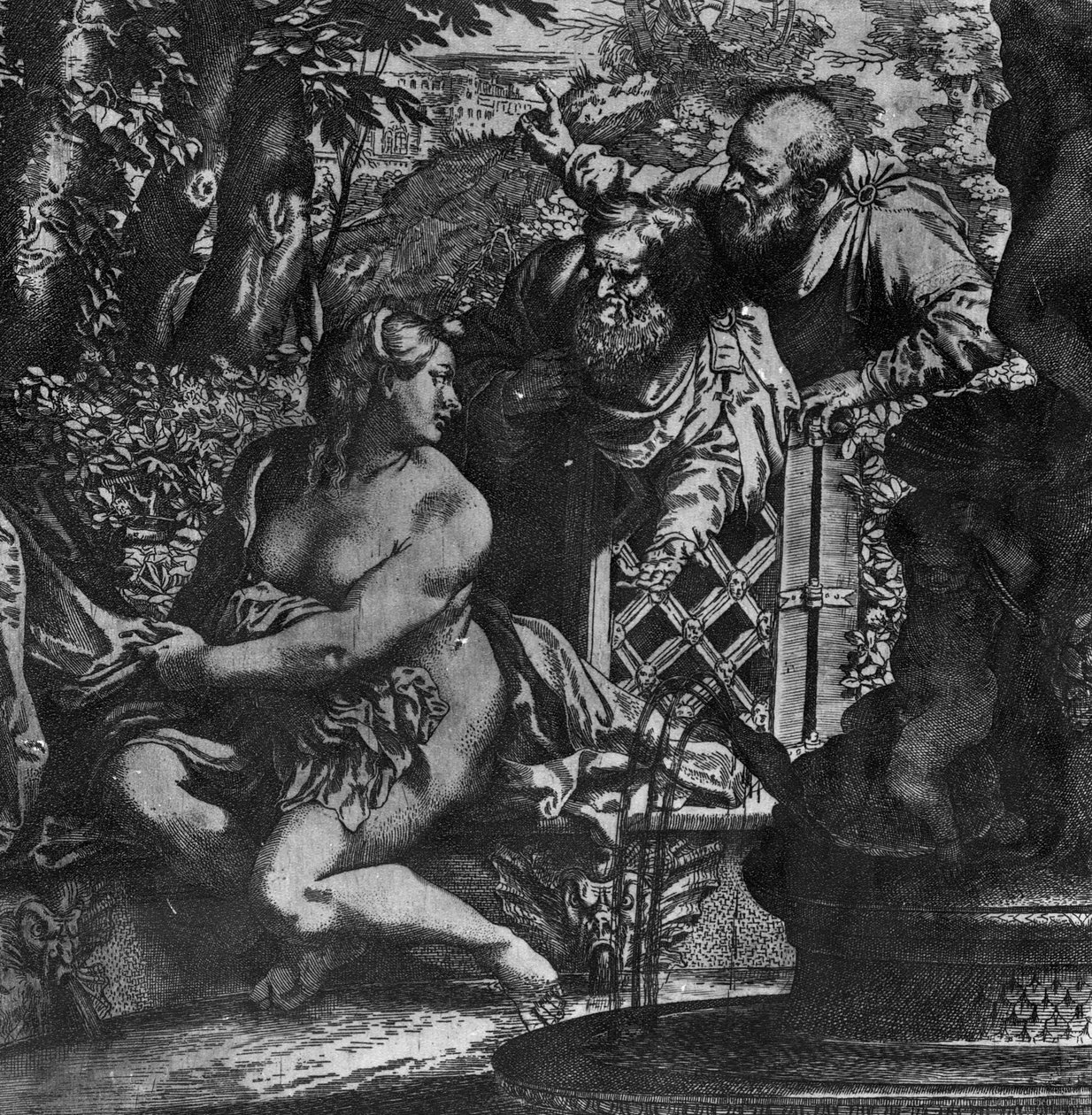 Susanna and the Elders, c.1590  by Annibale Carracci