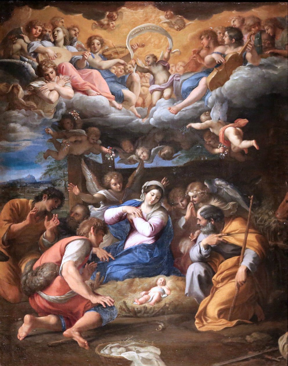 Çobanların hayranlığı by Annibale Carracci
