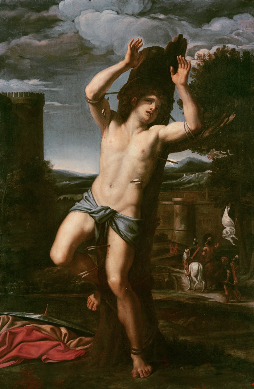 The Martyrdom of Saint Sebastian  by Annibale Carracci