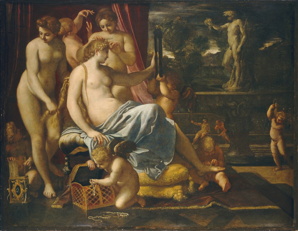 Venus Adorned by the Graces by Annibale Carracci