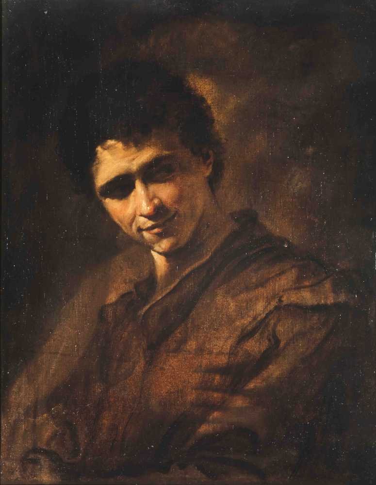 Genç adam by Annibale Carracci