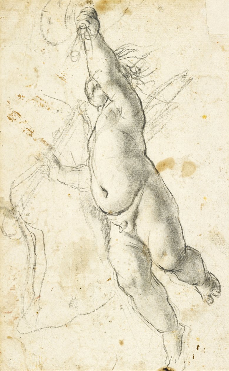 Uçan Putto by Annibale Carracci