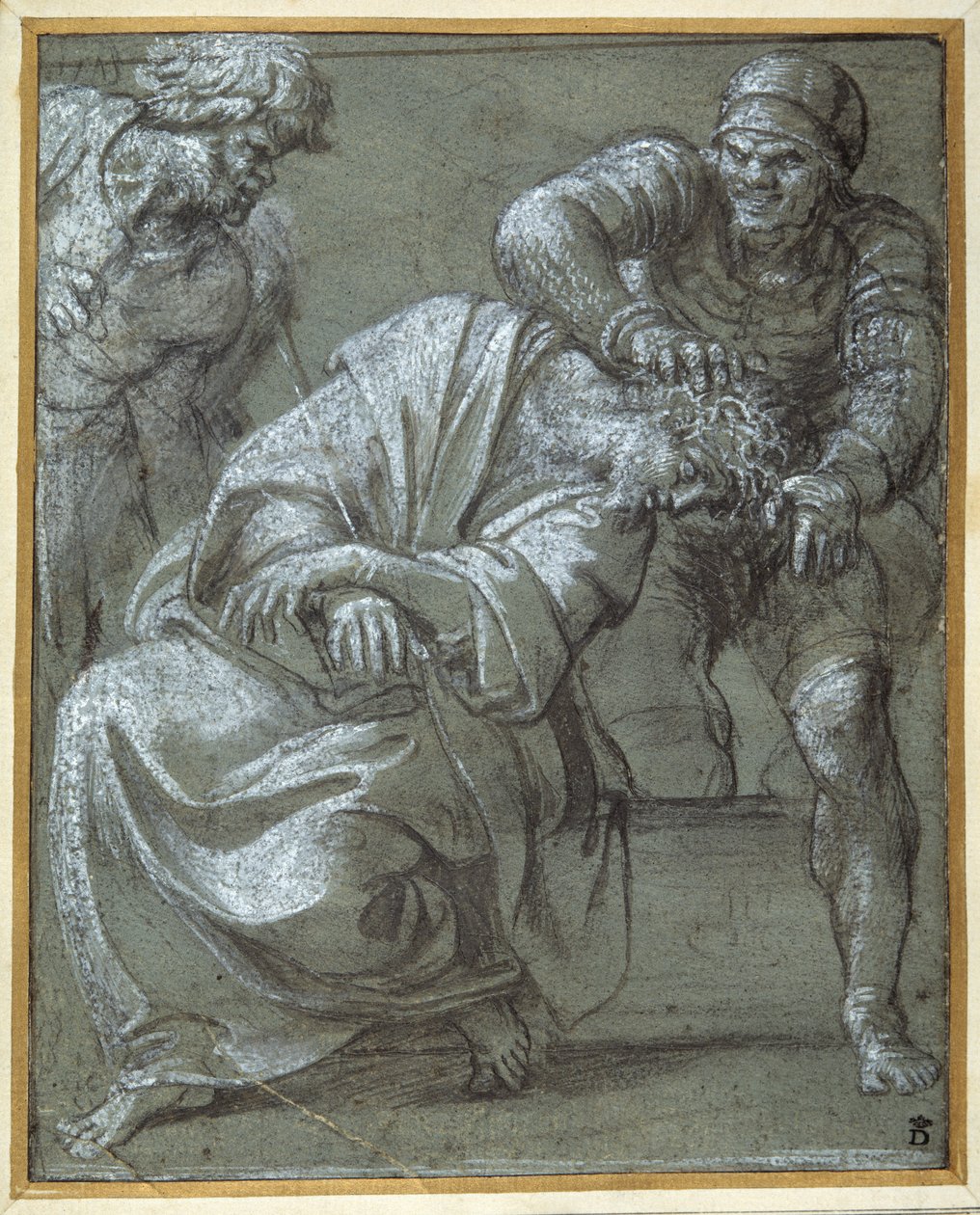 Dikenlerle Taçlandırılan İsa by Annibale Carracci