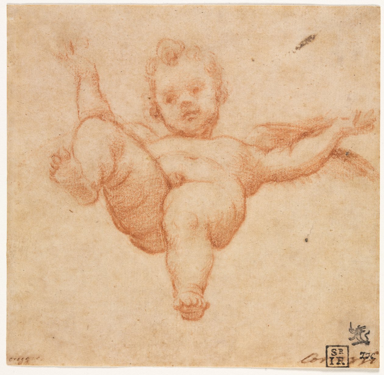 Uçan Aşk Tanrısı, c. 1602. by Annibale Carracci