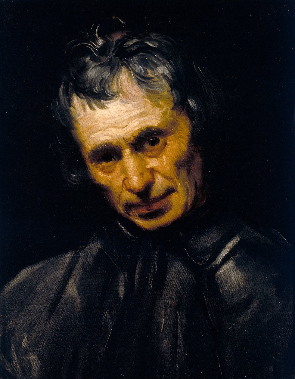 Yaşlı bir adamın başı by Annibale Carracci