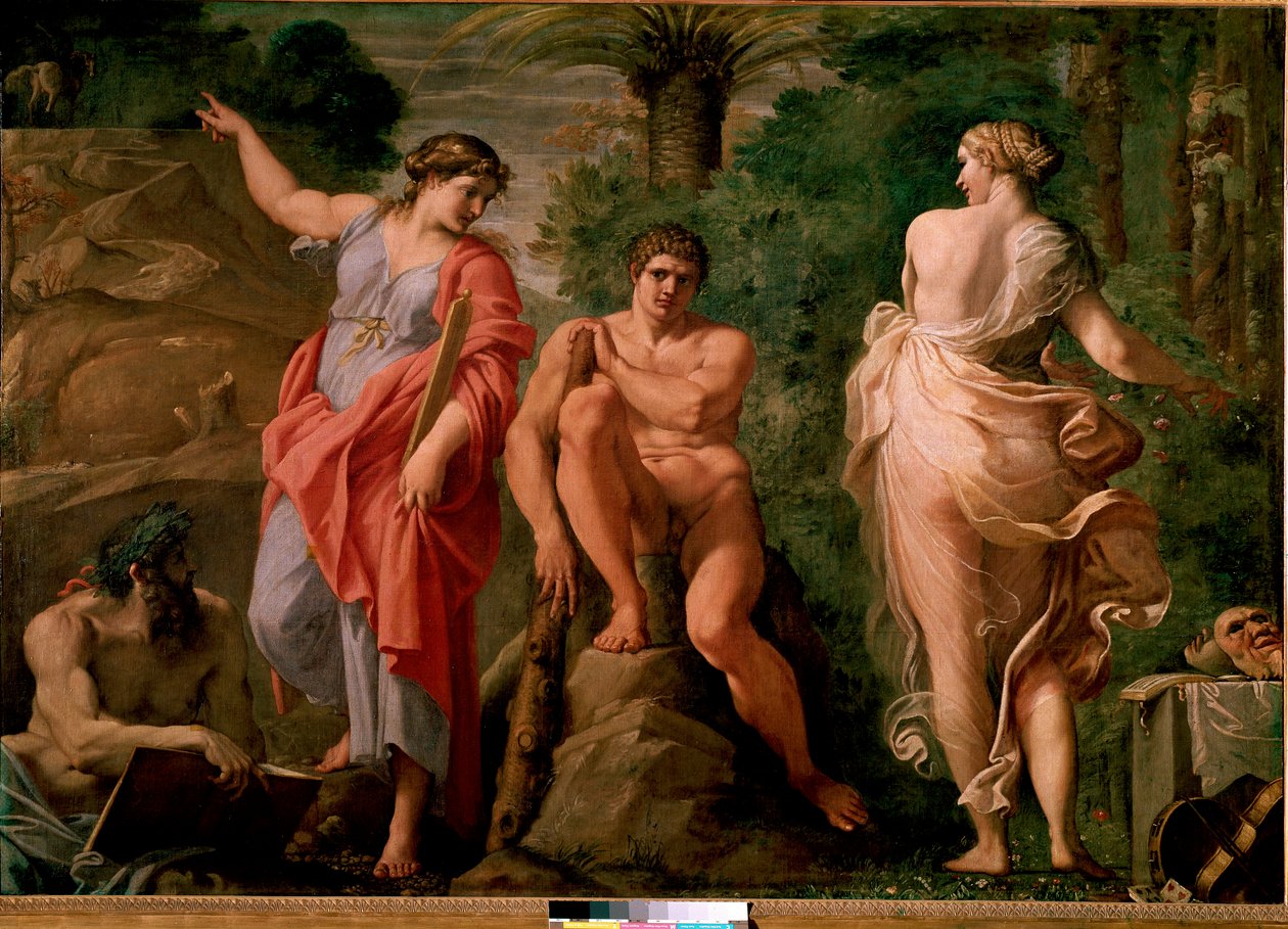 Herkül (Herakles) kavşakta Annibale Carracci