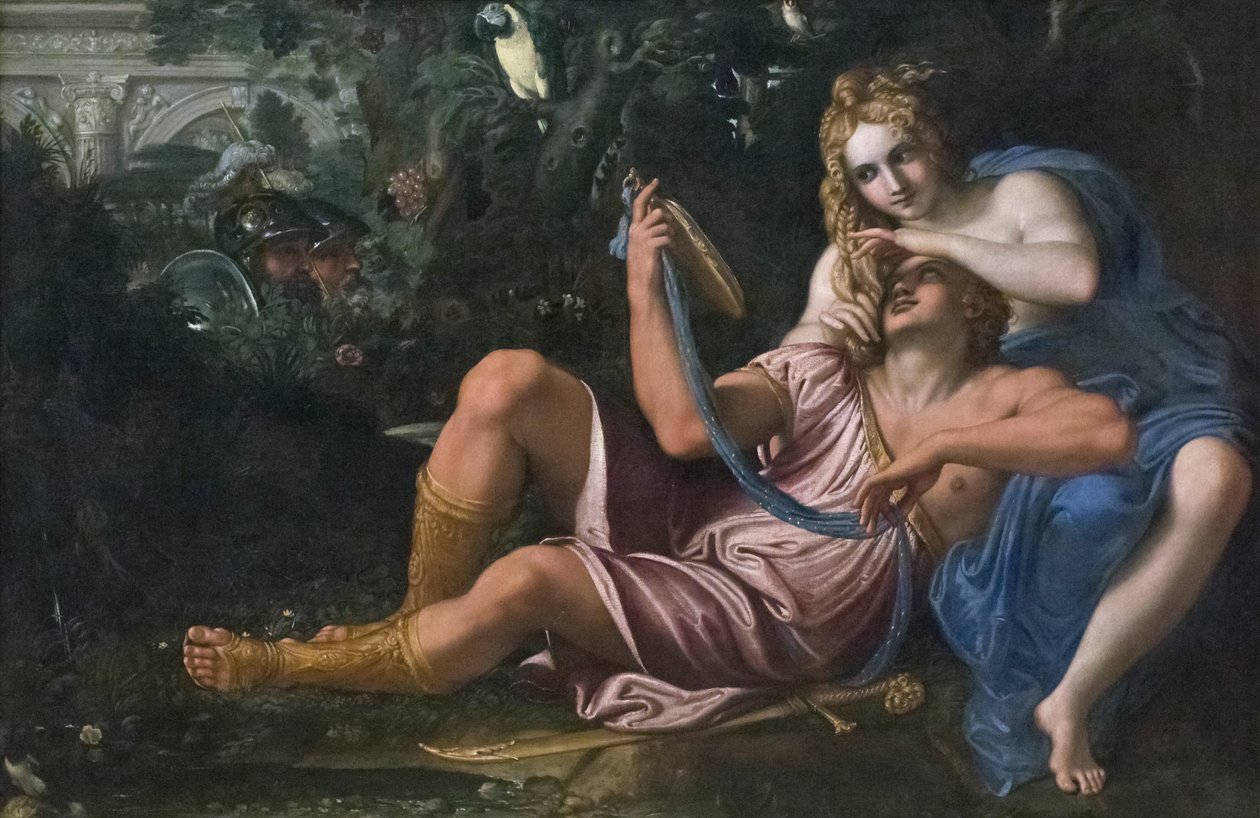 Rinaldo ve Armida by Annibale Carracci