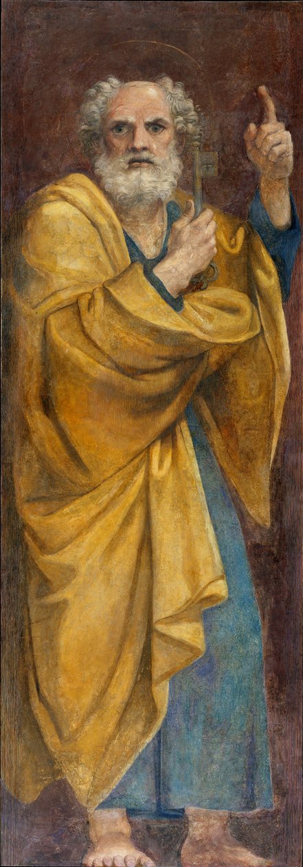 Saint Pierre - Tablo Annibale Carracci (Annibal Carrache) tarafından by Annibale Carracci