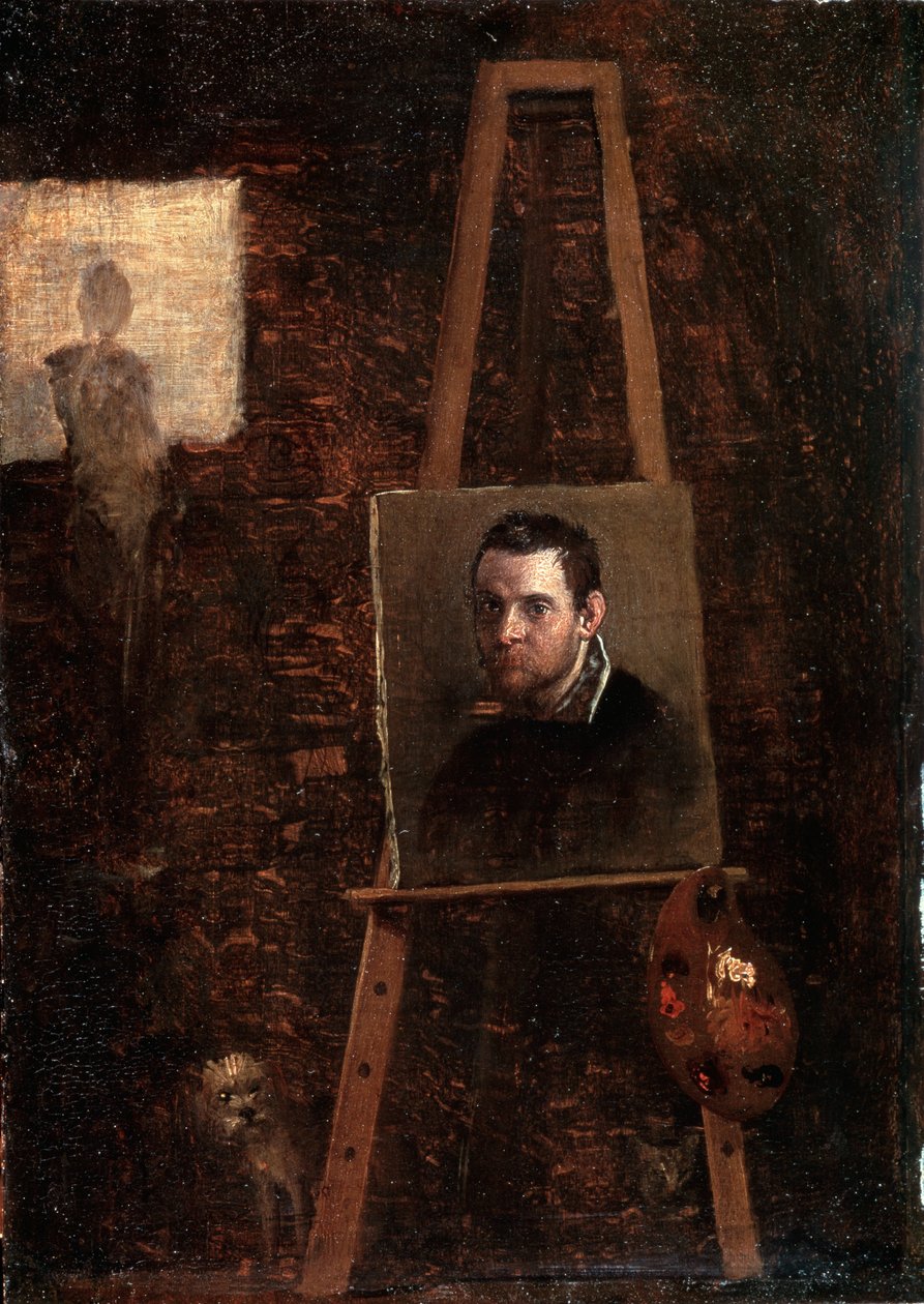 Otoportre, c1604 by Annibale Carracci
