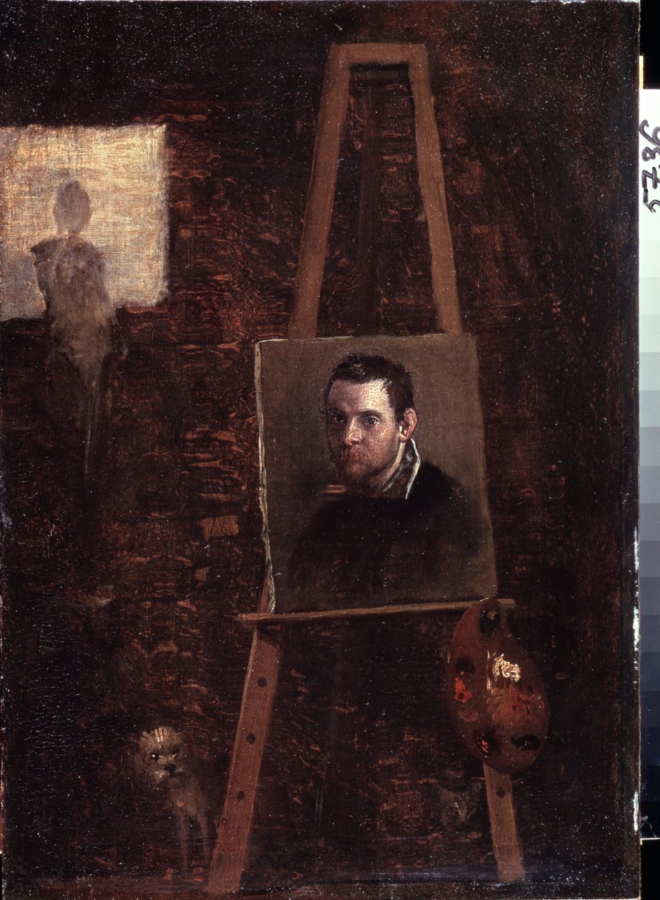 Şövalede Otoportre, 1603-04 by Annibale Carracci