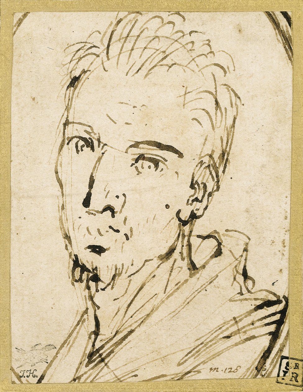 kendi portre by Annibale Carracci